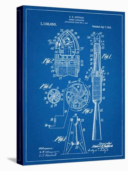 Rocket Patent-null-Stretched Canvas