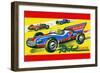 Rocket Racer-null-Framed Art Print