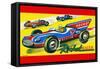 Rocket Racer-null-Framed Stretched Canvas