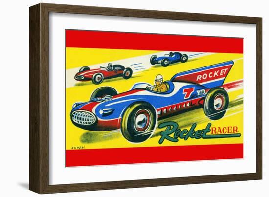 Rocket Racer-null-Framed Art Print