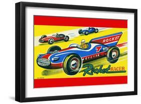 Rocket Racer-null-Framed Art Print