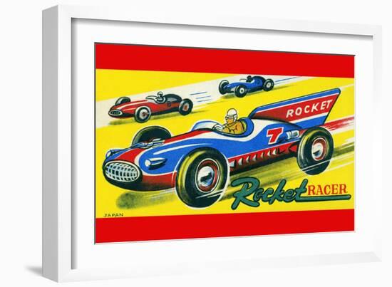 Rocket Racer-null-Framed Art Print