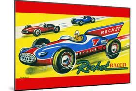Rocket Racer-null-Mounted Art Print