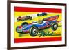 Rocket Racer-null-Framed Premium Giclee Print