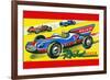 Rocket Racer-null-Framed Premium Giclee Print