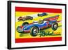 Rocket Racer-null-Framed Art Print