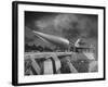 Rocket Ship Being Built for the Movie "When Worlds Collide"-Allan Grant-Framed Photographic Print