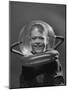 Rocket Ship Prize, Boy Wearing Space Helmet-Yale Joel-Mounted Photographic Print