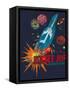 Rocket Ship-null-Framed Stretched Canvas