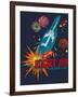 Rocket Ship-null-Framed Giclee Print