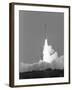 Rocket Shooting into Sky-null-Framed Photographic Print