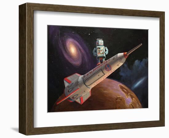 Rocket Surfer-Eric Joyner-Framed Giclee Print