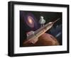 Rocket Surfer-Eric Joyner-Framed Giclee Print