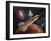 Rocket Surfer-Eric Joyner-Framed Giclee Print