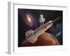 Rocket Surfer-Eric Joyner-Framed Giclee Print