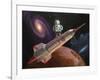 Rocket Surfer-Eric Joyner-Framed Giclee Print