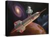 Rocket Surfer-Eric Joyner-Stretched Canvas