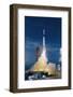 Rocket Taking off into Sky-null-Framed Photographic Print