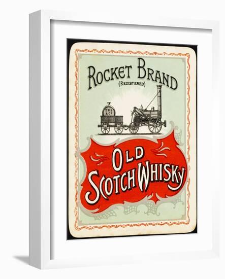 Rocket Whiskey-null-Framed Art Print