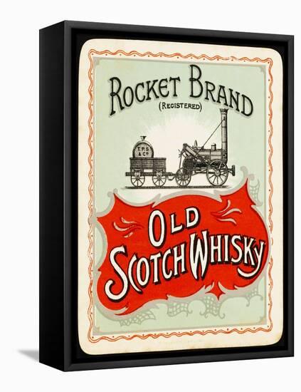 Rocket Whiskey-null-Framed Stretched Canvas