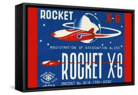 Rocket X-6-null-Framed Stretched Canvas