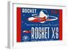 Rocket X-6-null-Framed Art Print