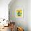 Rocket Yellow-Brian Rubenacker-Framed Art Print displayed on a wall