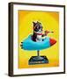 Rocket Yellow-Brian Rubenacker-Framed Art Print