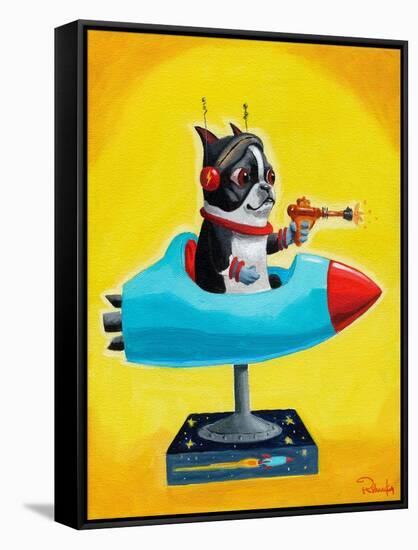 Rocket Yellow-Brian Rubenacker-Framed Stretched Canvas