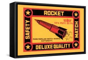 Rocket-null-Framed Stretched Canvas