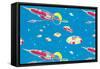 Rockets and Flying Saucers-null-Framed Stretched Canvas