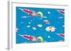 Rockets and Flying Saucers-null-Framed Art Print