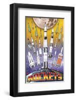 Rockets for Kids-null-Framed Art Print