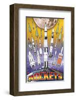 Rockets for Kids-null-Framed Art Print