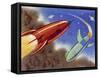 Rockets for Space Travel-null-Framed Stretched Canvas