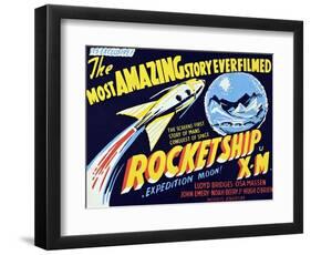 Rocketship X-M, 1950-null-Framed Art Print