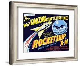 Rocketship X-M, 1950-null-Framed Art Print