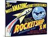 Rocketship X-M, 1950-null-Mounted Art Print