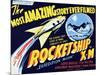 Rocketship X-M, 1950-null-Mounted Art Print