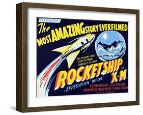 Rocketship X-M, 1950-null-Framed Art Print