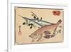 Rockfish and Halfbeak, Early 19th Century-Utagawa Hiroshige-Framed Giclee Print