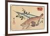 Rockfish and Halfbeak, Early 19th Century-Utagawa Hiroshige-Framed Giclee Print