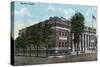 Rockford, Illinois, Exterior View of the Masonic Temple-Lantern Press-Stretched Canvas