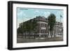 Rockford, Illinois, Exterior View of the Masonic Temple-Lantern Press-Framed Art Print