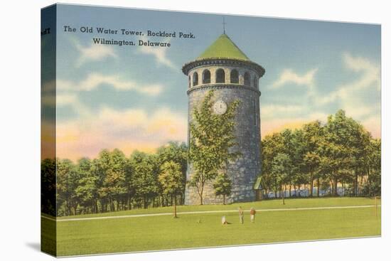 Rockford Park Water Tower-null-Stretched Canvas