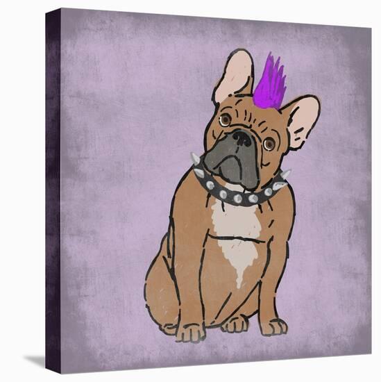 Rockin Frenchie-Marcus Prime-Stretched Canvas