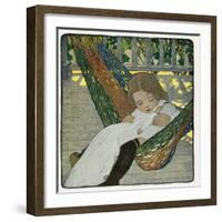 Rocking Baby Doll to Sleep, 1902-Jessie Willcox-Smith-Framed Giclee Print