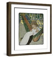 Rocking Baby Doll to Sleep-Jessie Willcox-Smith-Framed Premium Giclee Print