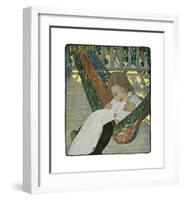 Rocking Baby Doll to Sleep-Jessie Willcox-Smith-Framed Premium Giclee Print