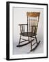 Rocking Chair, Dark Wood, Italy-null-Framed Giclee Print